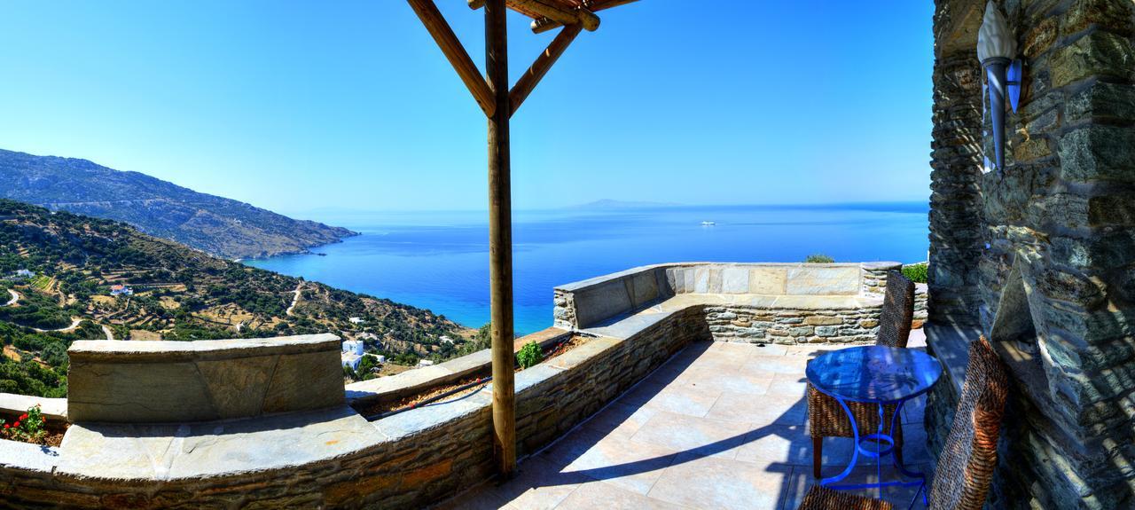 Апарт отель Aegean Castle Andros - Adults Only Agia Eleousa Экстерьер фото
